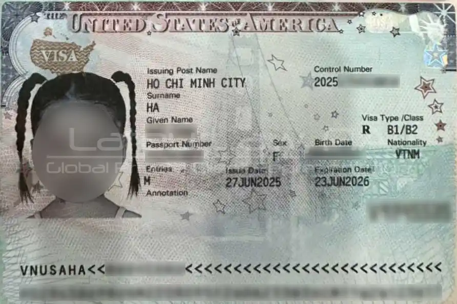 VISA DU LỊCH MỸ B1/B2
