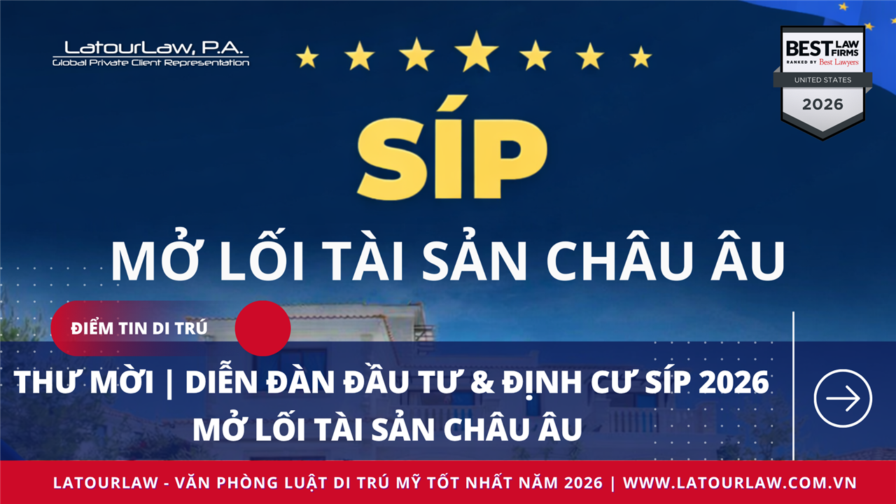 DIỄN ĐÀN ĐẦU TƯ & ĐỊNH CƯ SÍP 2026 – Mở Lối Tài Sản Châu Âu