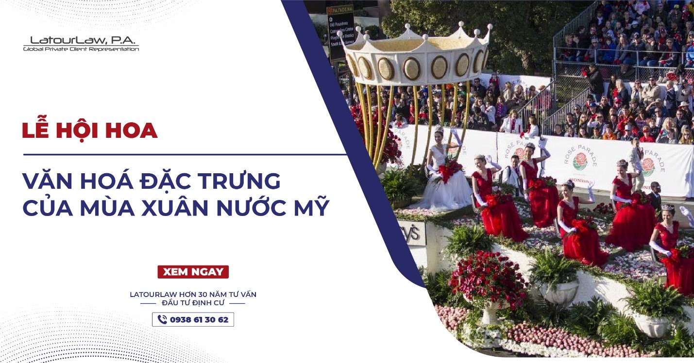 LỄ HỘI HOA – VĂN HÓA ĐẶC TRƯNG CỦA MÙA XUÂN NƯỚC MỸ