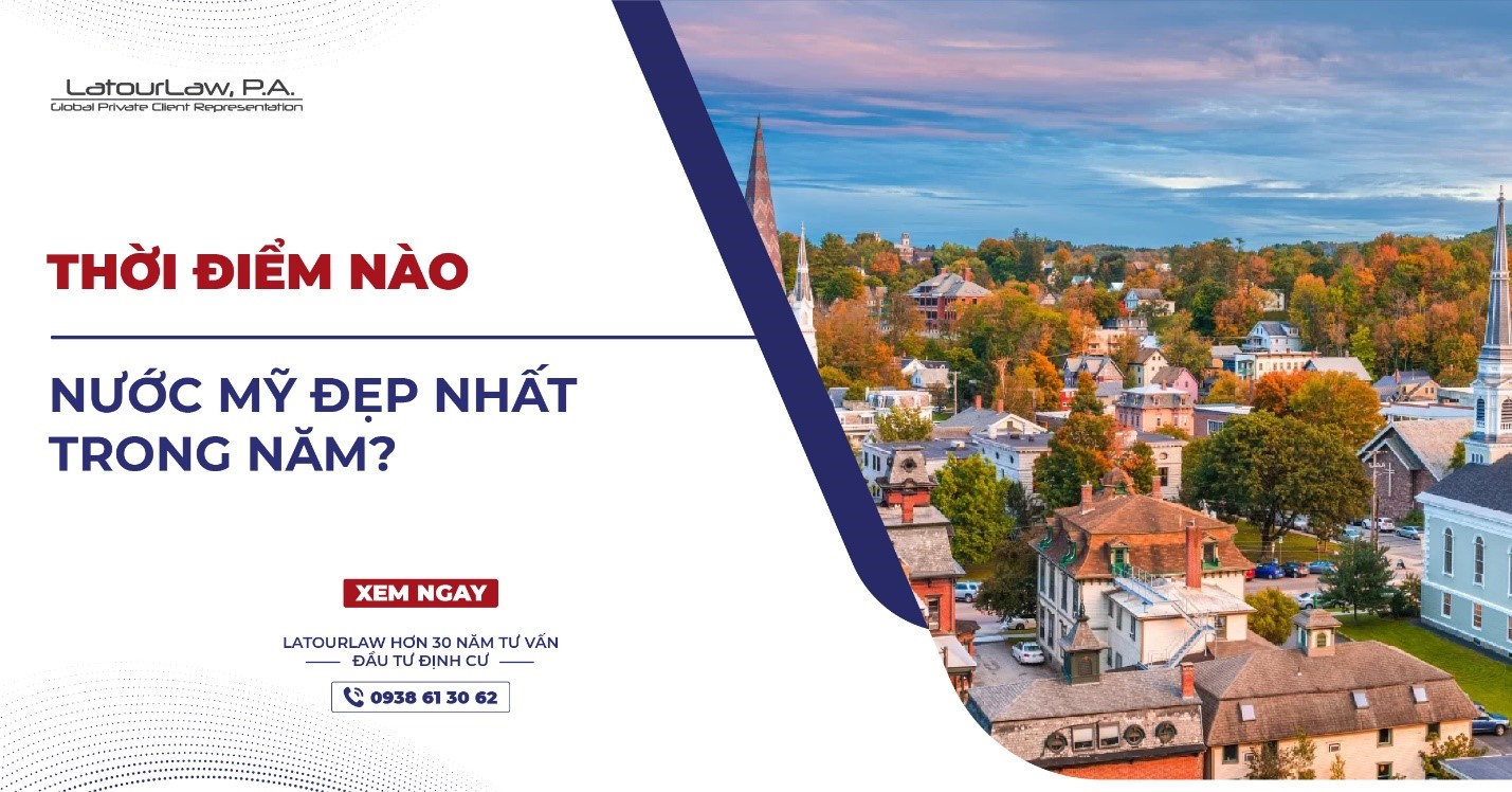 THỜI ĐIỂM NÀO NƯỚC MỸ ĐẸP NHẤT TRONG NĂM?