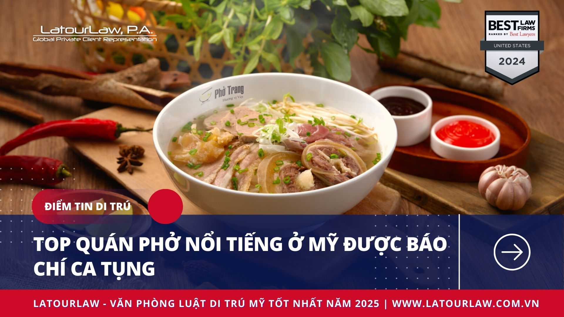 TOP QUÁN PHỞ NỔI TIẾNG Ở MỸ ĐƯỢC BÁO CHÍ CA TỤNG