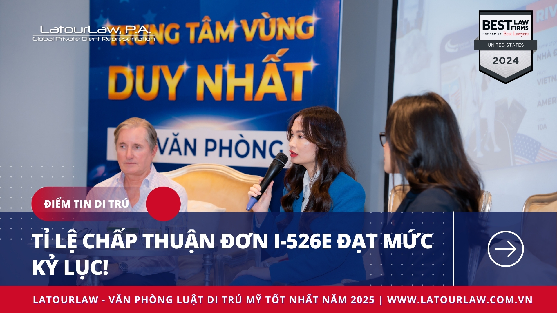 TỈ LỆ CHẤP THUẬN ĐƠN I-526E ĐẠT MỨC KỶ LỤC!