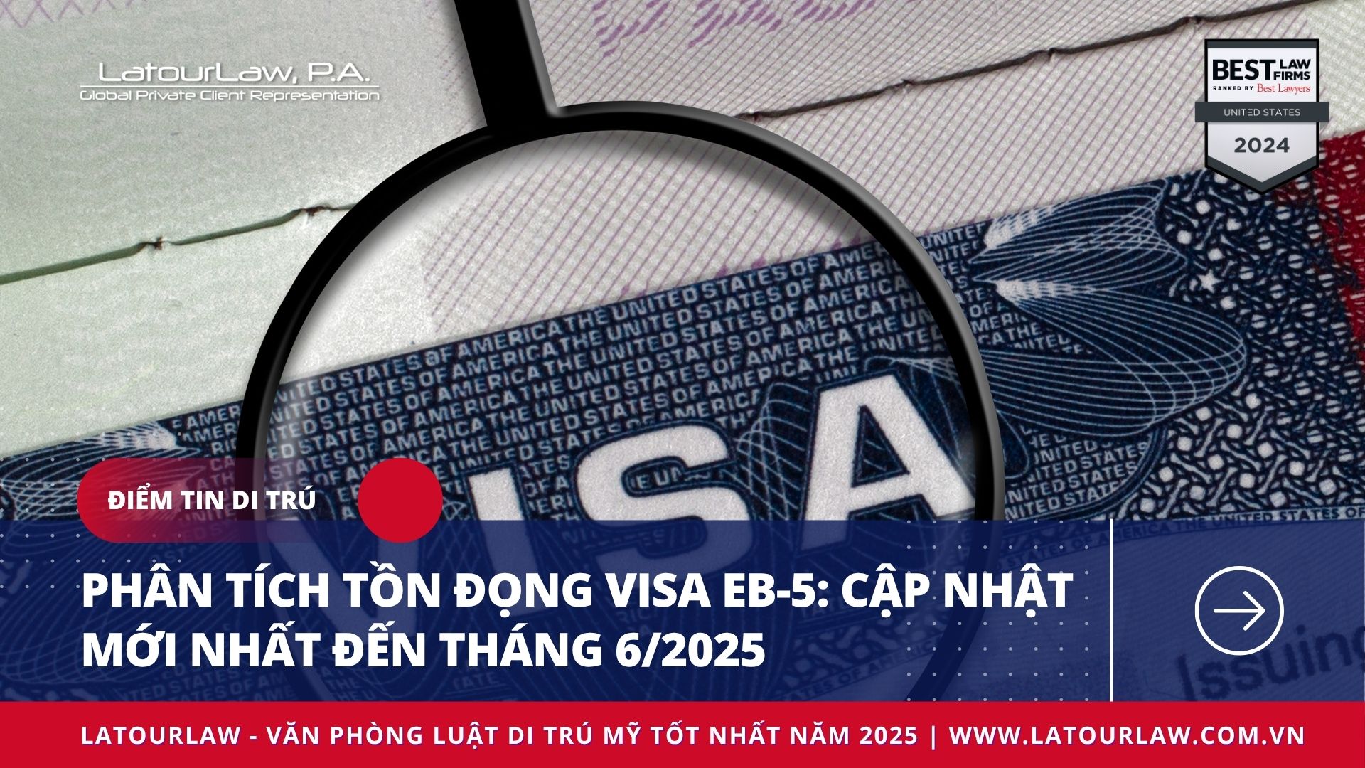 Phân tích Tồn đọng Visa EB-5 Cập nhật mới nhất đến tháng 6/2025