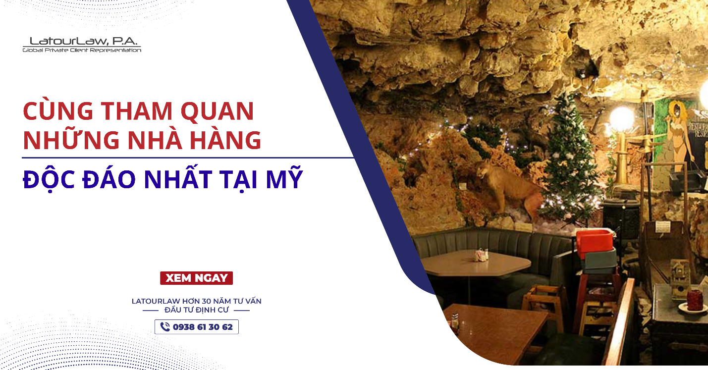 CÙNG THAM QUAN NHỮNG NHÀ HÀNG ĐỘC ĐÁO NHẤT TẠI MỸ