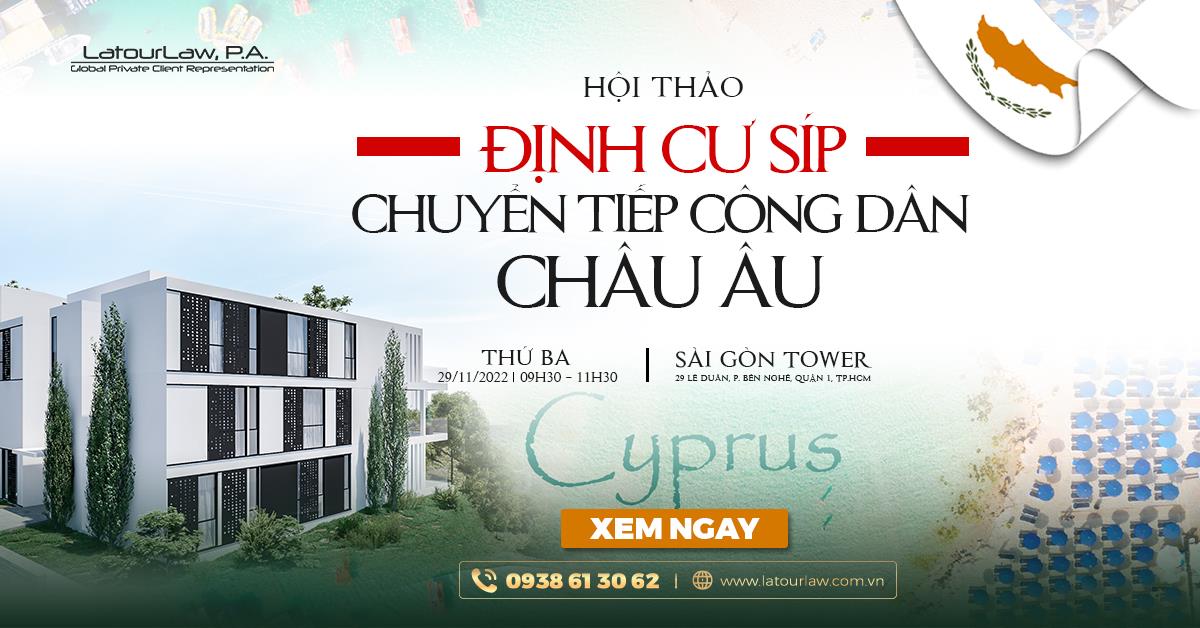 ĐỊNH CƯ SÍP CHUYỂN TIẾP CÔNG DÂN CHÂU ÂU HƯỞNG LỢI ÍCH THUẾ