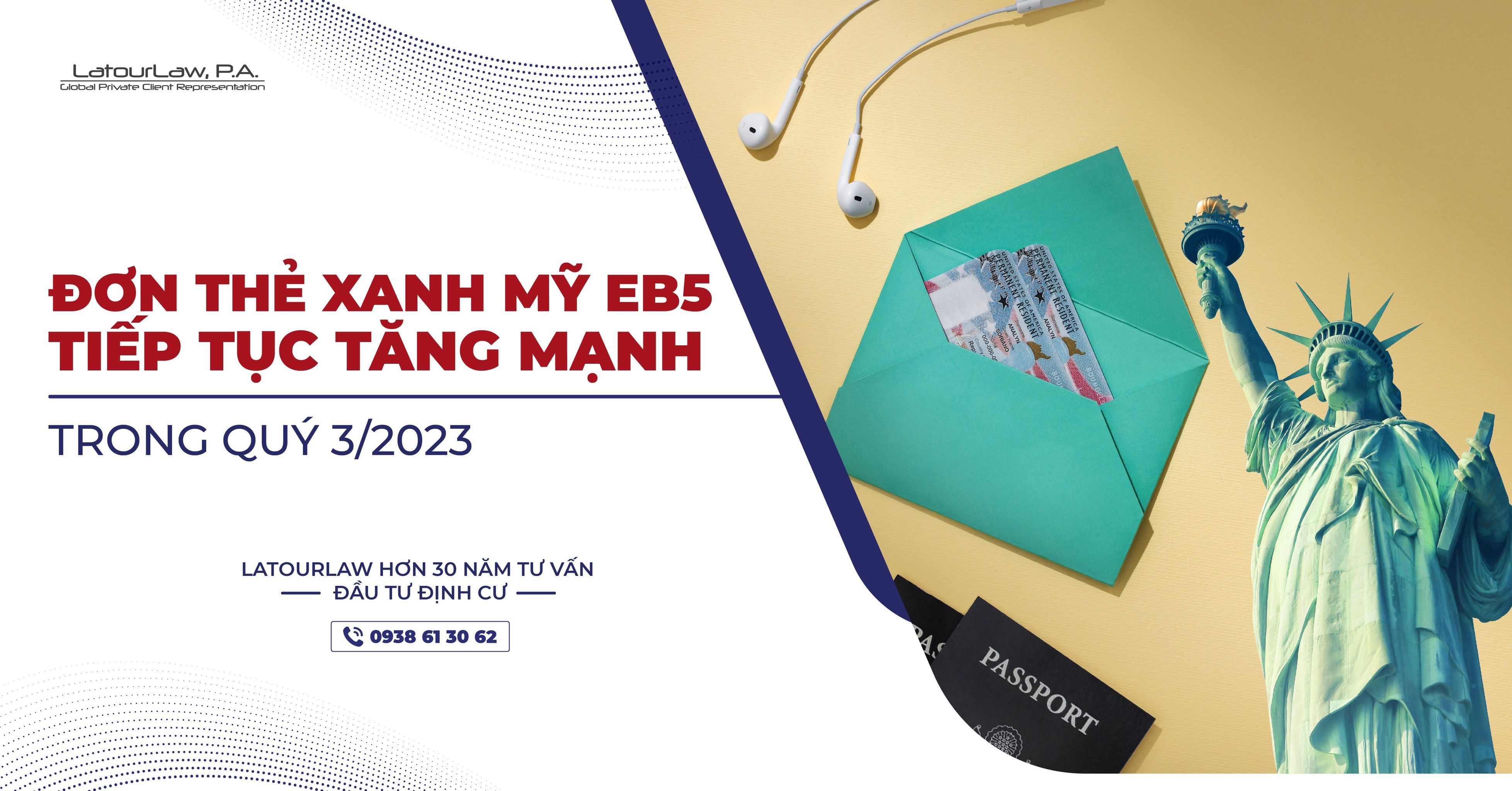 ĐƠN THẺ XANH MỸ EB5 TIẾP TỤC TĂNG MẠNH TRONG QUÝ 3/2023