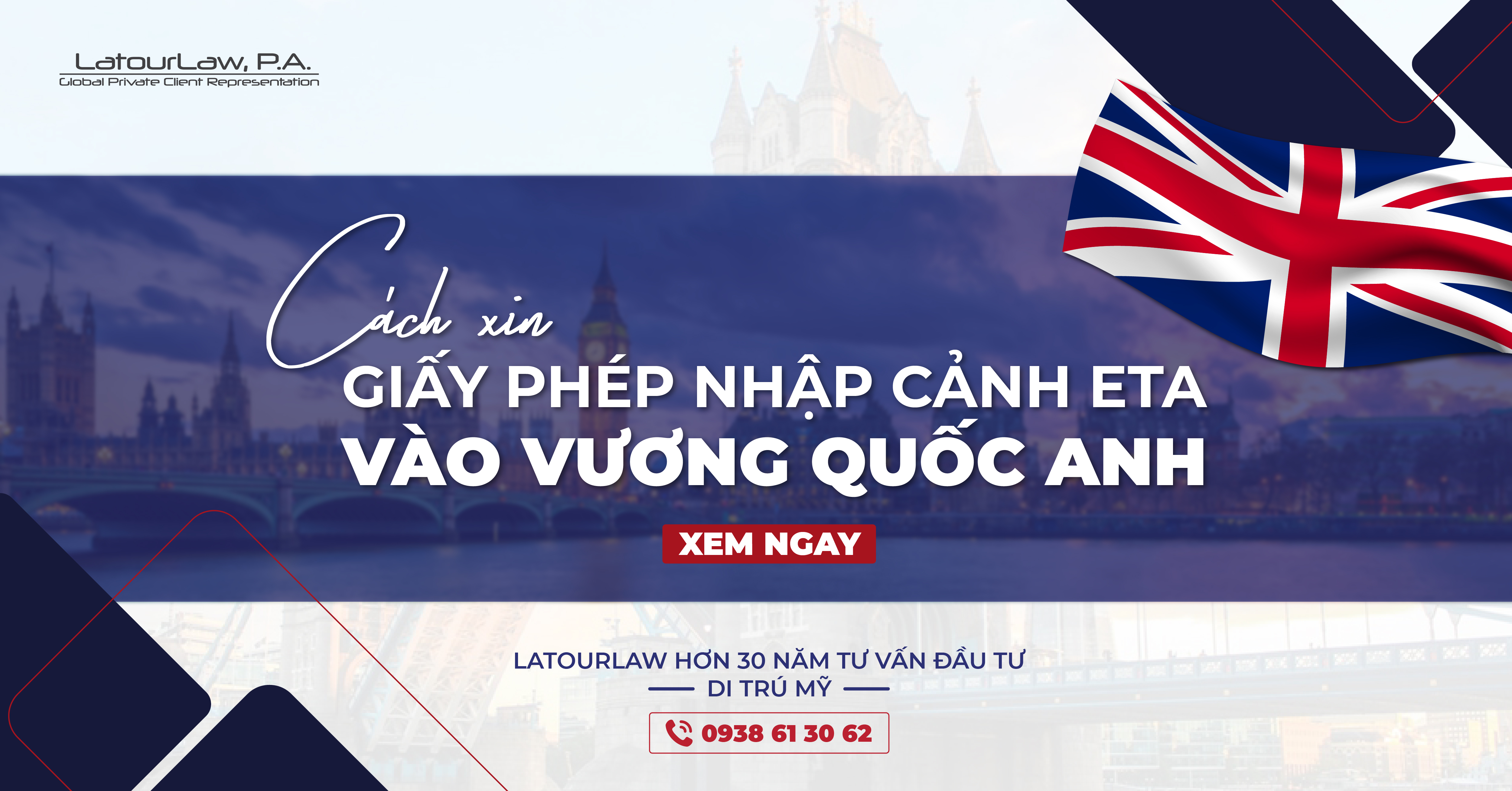 CÁCH XIN GIẤY PHÉP NHẬP CẢNH ETA VƯƠNG QUỐC ANH