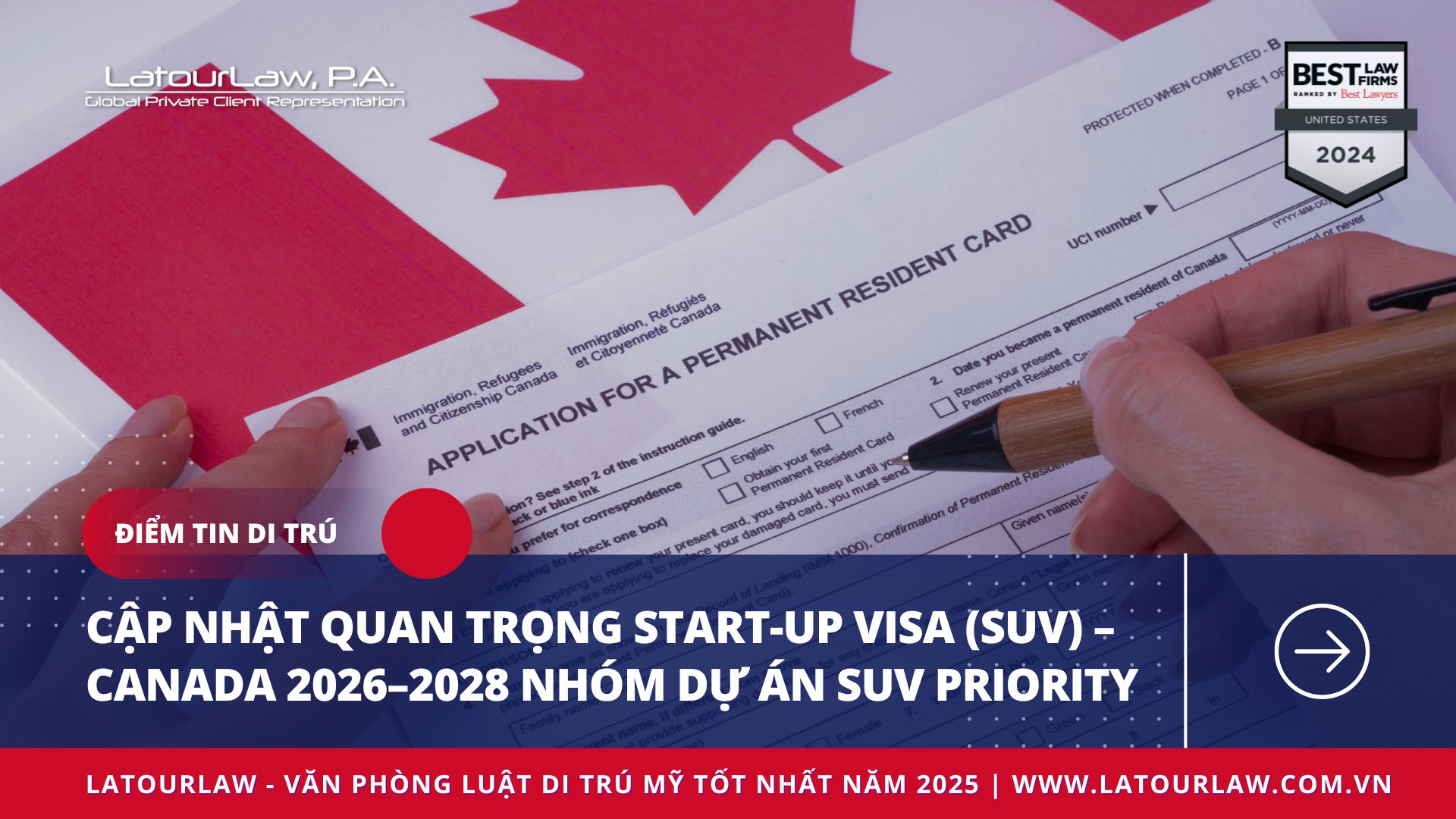 Cập nhật quan trọng Start-Up Visa (SUV) Canada 2026-2028