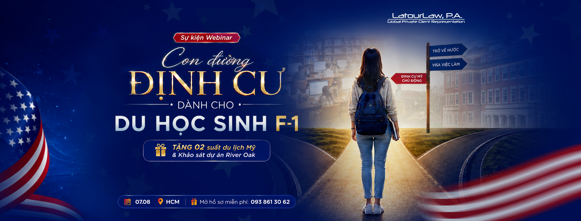 WEBINAR TRỰC TUYẾN | CON ĐƯỜNG ĐỊNH CƯ DÀNH CHO DU HỌC SINH F-1 TRONG BỐI CẢNH CHÍNH SÁCH MỸ THAY ĐỔI