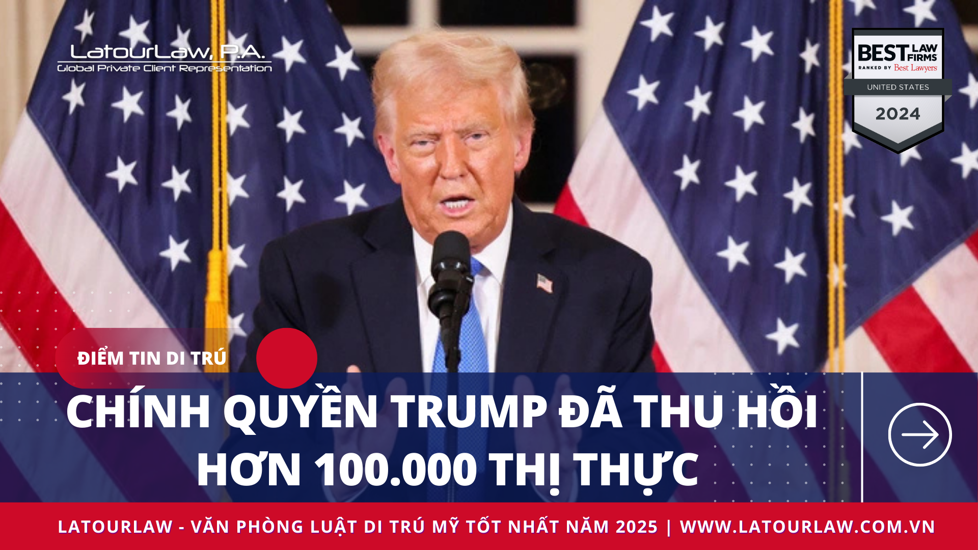 Chính quyền Trump đã thu hồi hơn 100.000 thị thực
