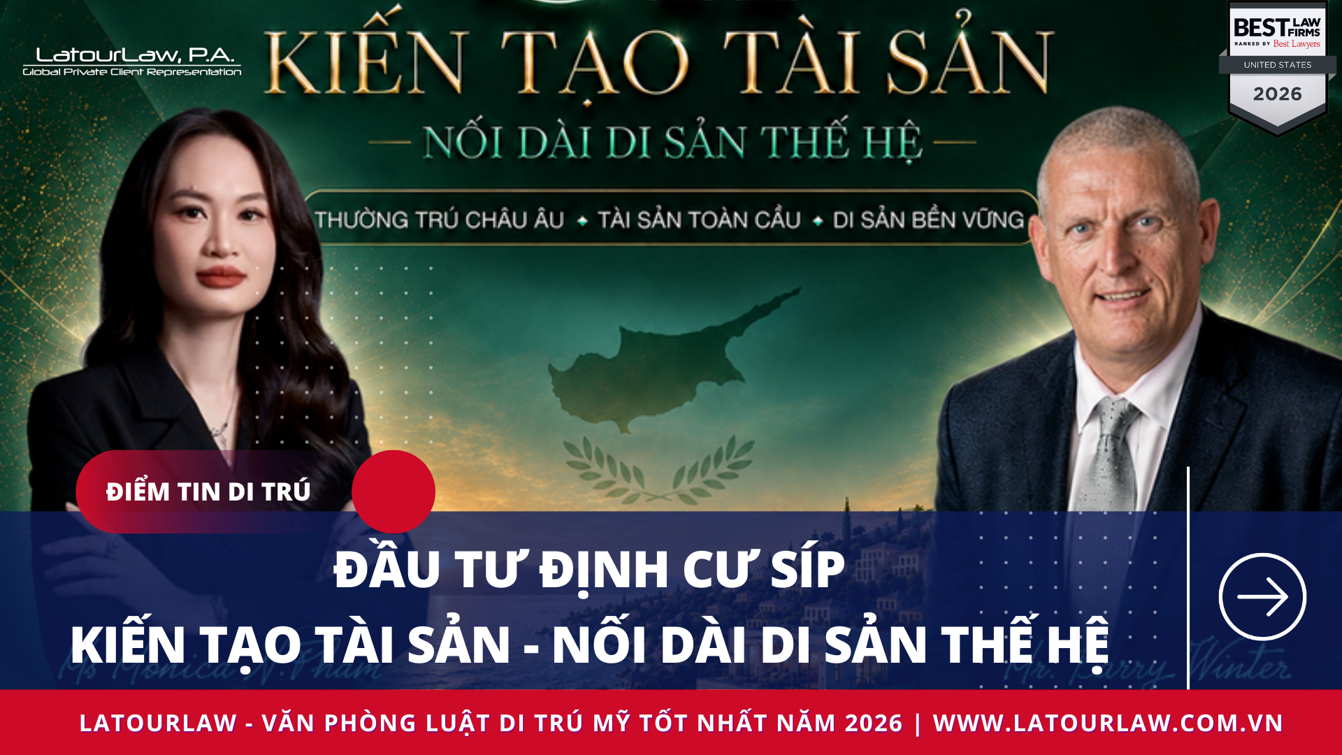 Định cư Síp: Cơ hội kiến tạo tài sản và tương lai toàn cầu tại Hội thảo Đầu tư Định cư Síp 2026
