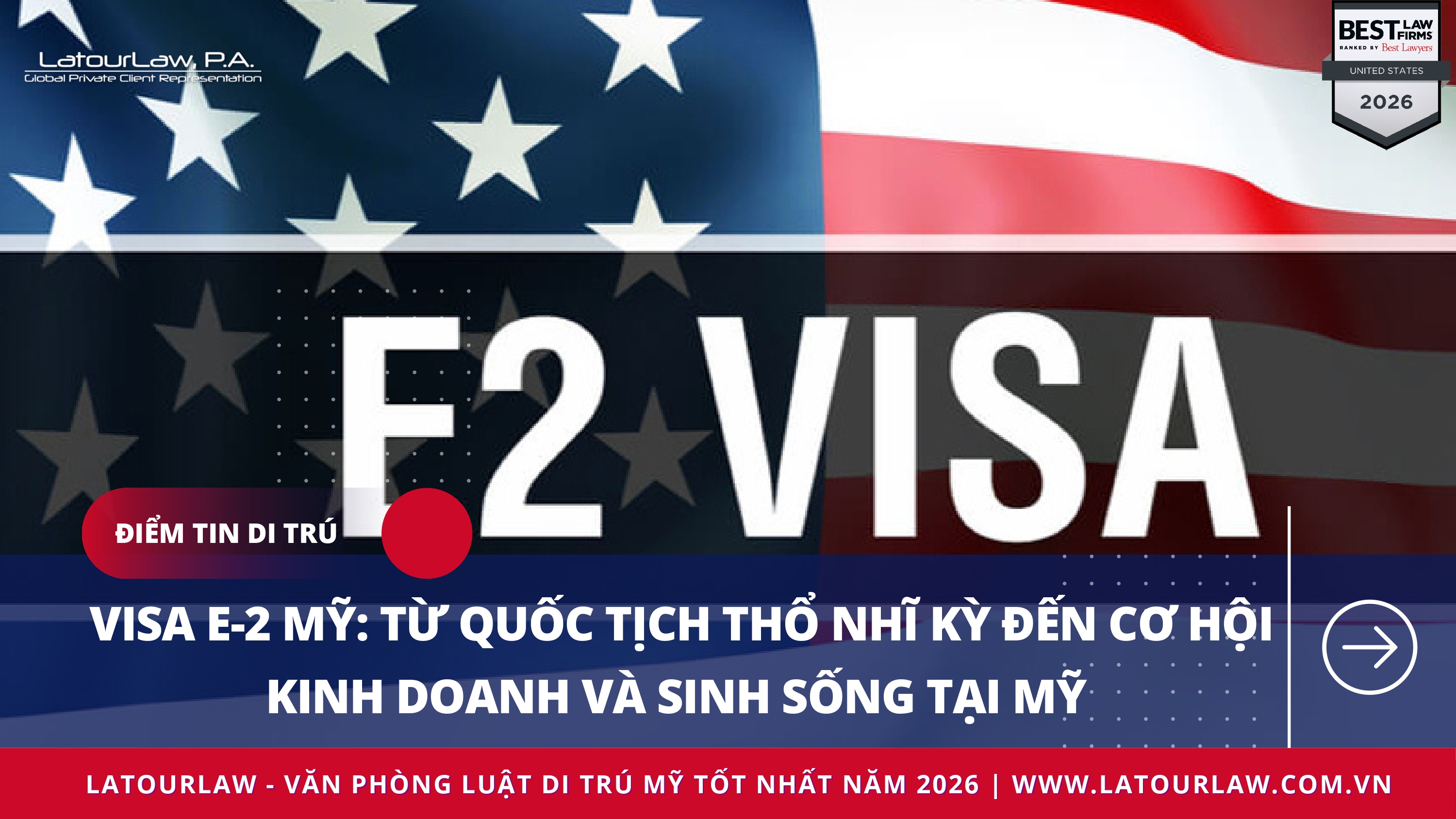 Visa E-2 Mỹ: Từ quốc tịch Thổ Nhĩ Kỳ đến cơ hội kinh doanh và sinh sống tại Mỹ