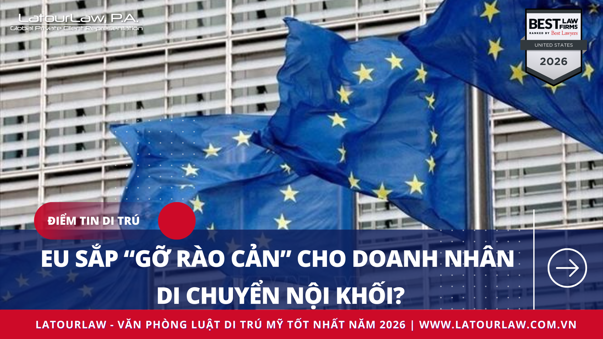 EU SẮP “GỠ RÀO CẢN” CHO DOANH NHÂN DI CHUYỂN NỘI KHỐI?